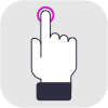 One finger tap - Gesture