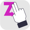 Two finger z shape - Gesture